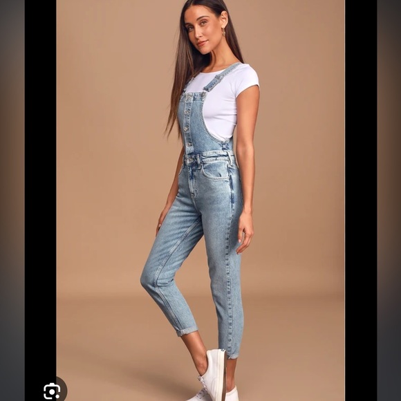 Free People Stone Beach Shelby Overalls - Picture 3 of 17